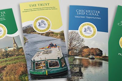 The Chichester Ship Canal Brochure design